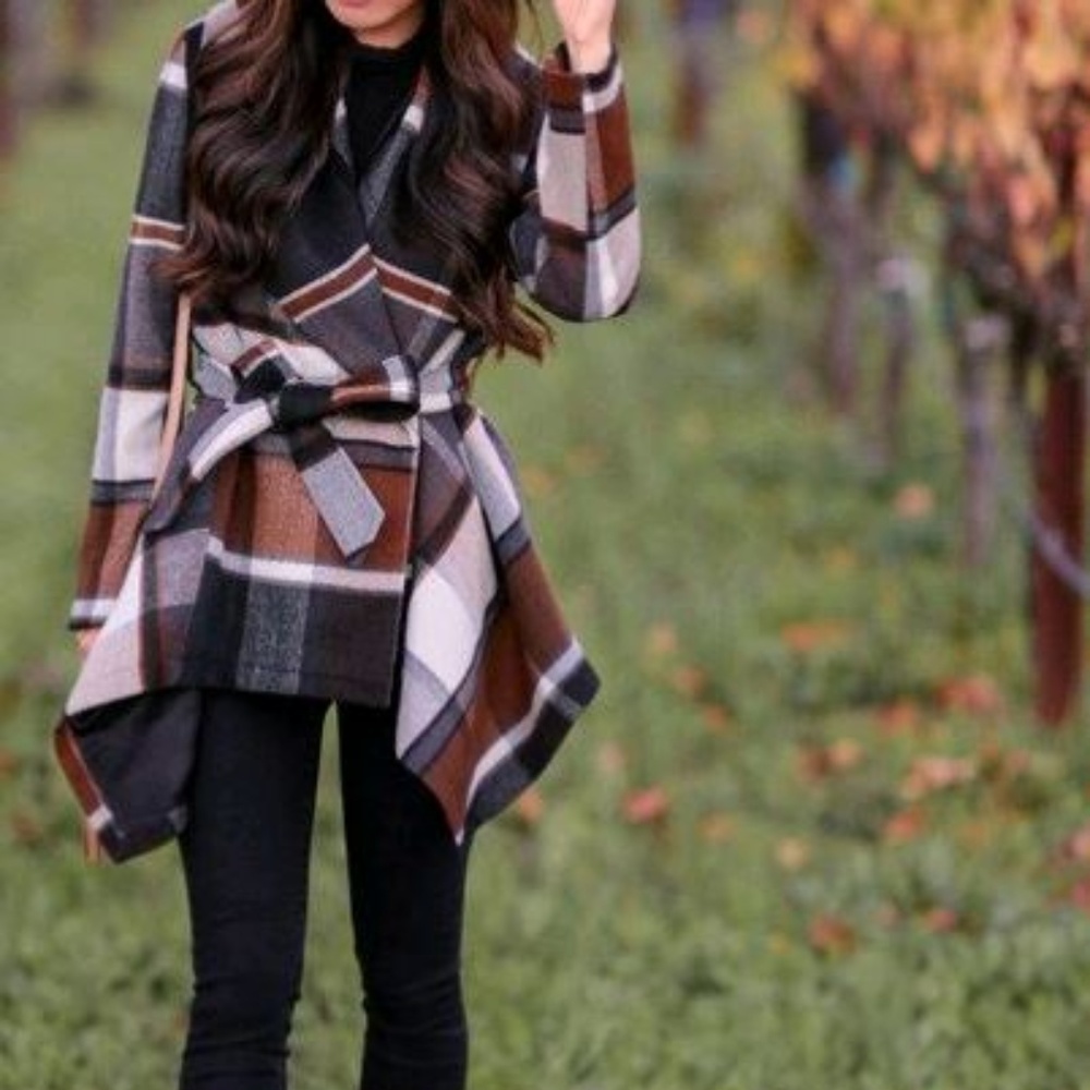 Prairie Check Rabato Coat